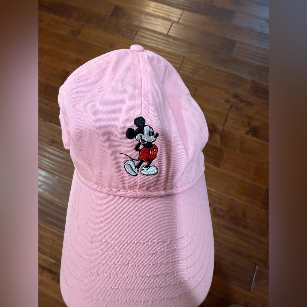 Pink Mickey Mouse Disney Baseball Cap